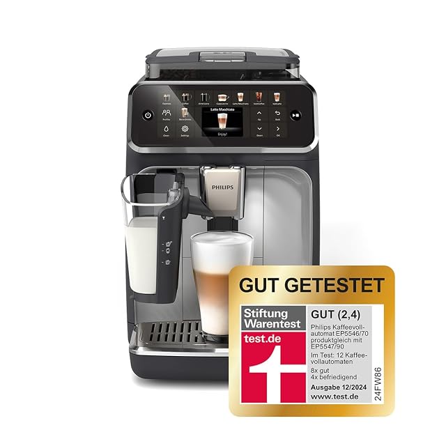 Machine à café avec broyeur Philips 5500 Series LatteGo